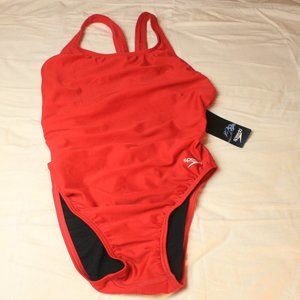 NWT Red Speedo One piece